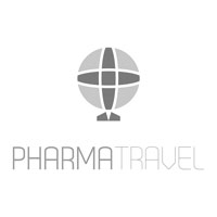 Pharmatravel Logo blanco y negro