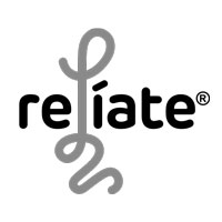 relíate Logo blanco y negro