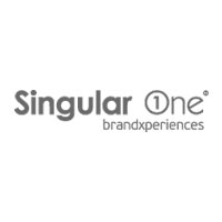 Singula One brandxperiences Logo blanco y negro