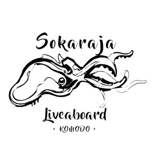 Sokaraja Liveabroad Komodo Logo blanco y negro