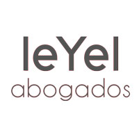 leYel abogados Logo blanco y negro